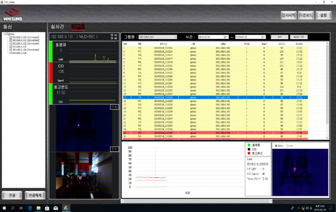 이상 이력 조회